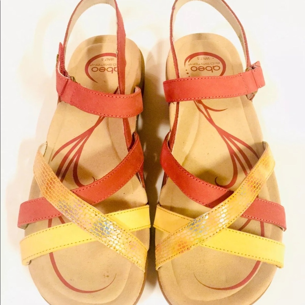 Abeo Bio System Laguna  Womans Sandals Sz 7.5 N